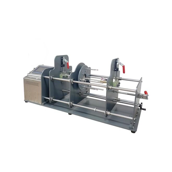Braided knot winding machine configuration for cord path evaluation