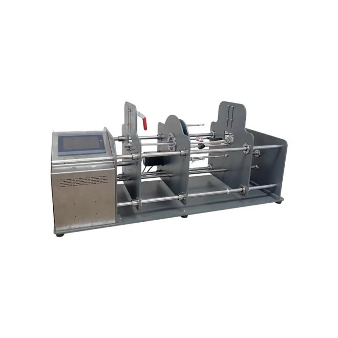 Braided knot winding machine detail for sample acceptance planning