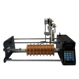 Automatic Coil Winding Machine with CNC Metering and Adjustable Speed
