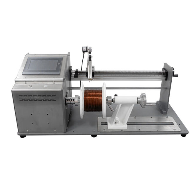 Touchscreen wire winding machine for metal wire process review